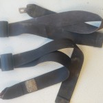 Wrangler YJ Rear Seat Belt Set Buckles Receivers Lap Belts 87-91