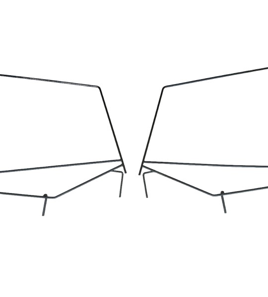Wrangler YJ Upper Window Frame Set Left Right Uppers Frames 