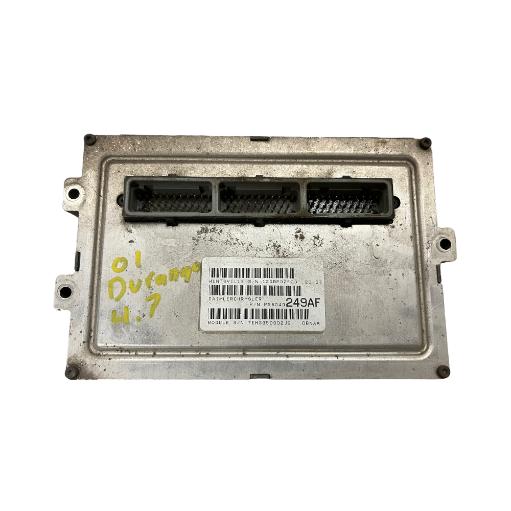 56040249AF 2001 Dodge Durango 4.7 ECM Engine Computer