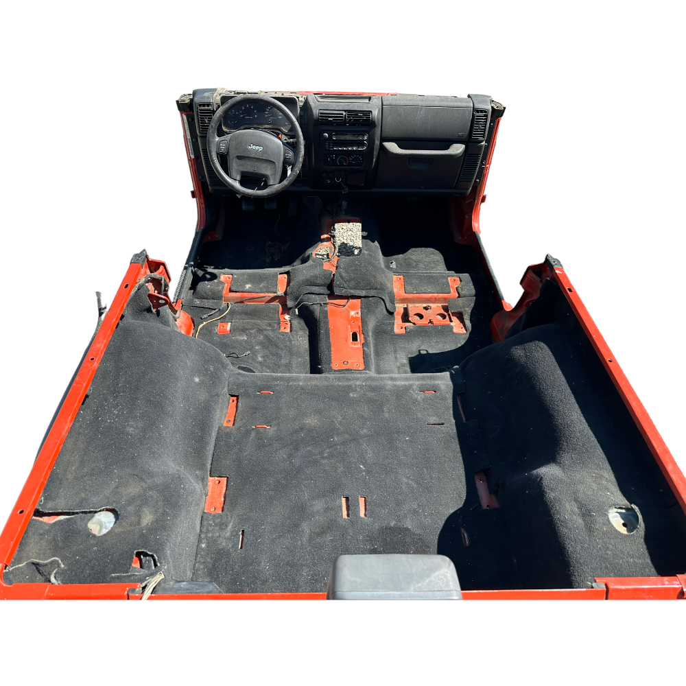 2003-2006 Jeep Wrangler TJ Black Carpet Kit 