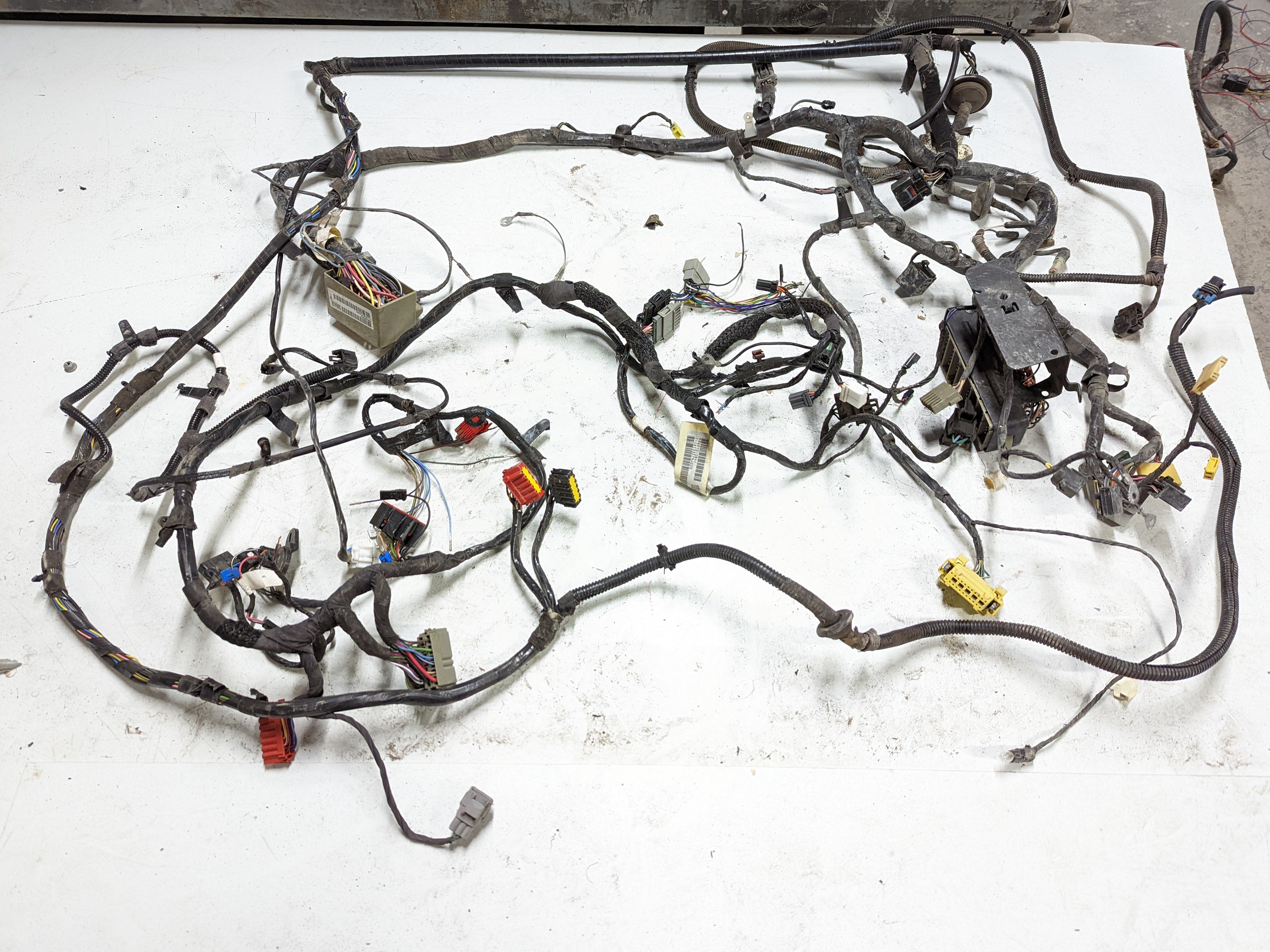 1998 Wrangler TJ Hard Top Wiring Harness Kit With Instrument 56010108AC Dash 56009509AG Rear Body 56010162AD