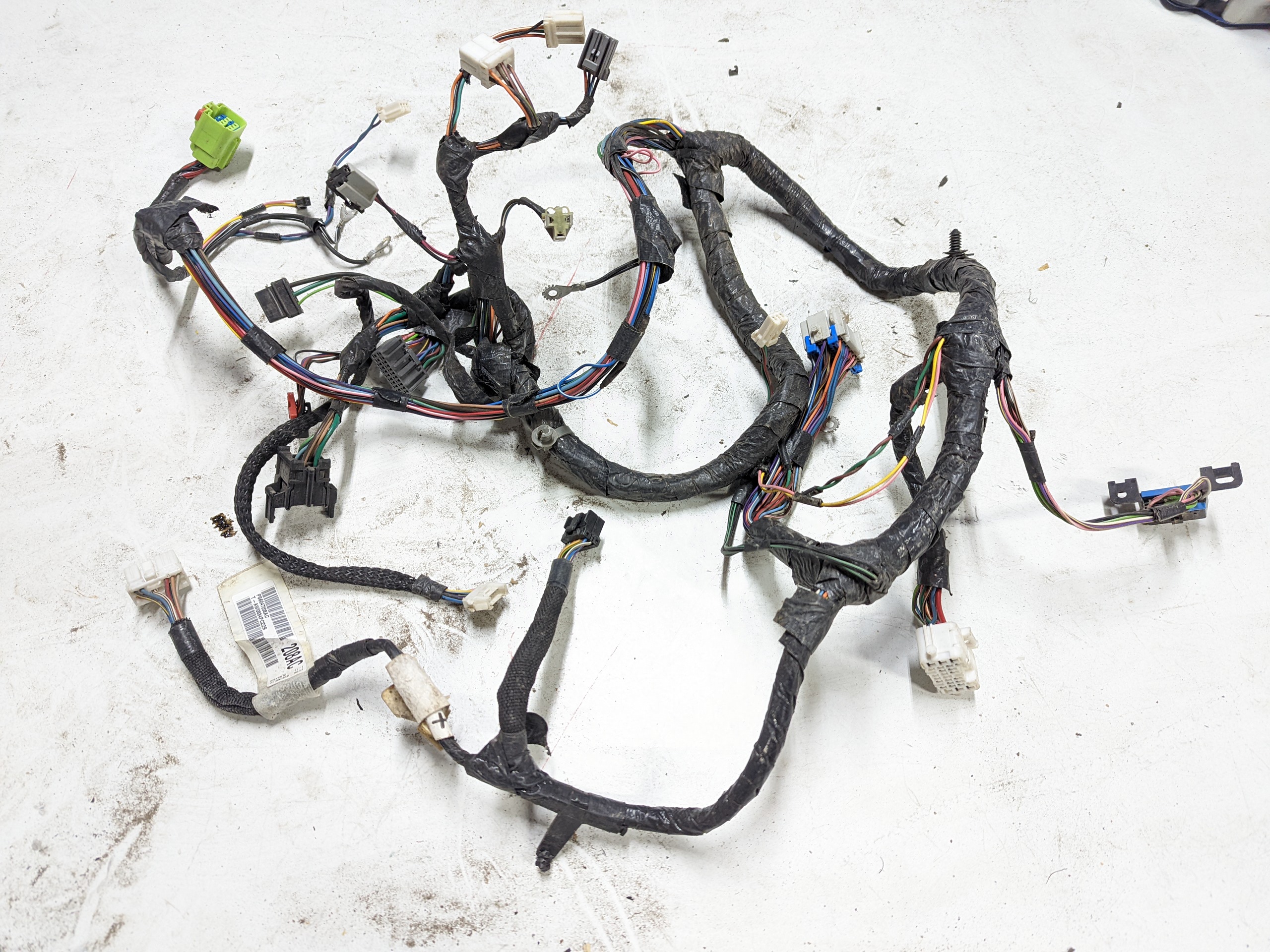 Instrument Dash Panel Wiring Harness Hard Top Toggle Switch Plugs 2004 TJ LJ 56047208AC