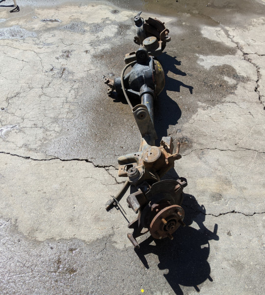 TJ LJ XJ Front Axle Assembly Dana 30 With 3.55 Gear Ratio with ABS 1997-2006