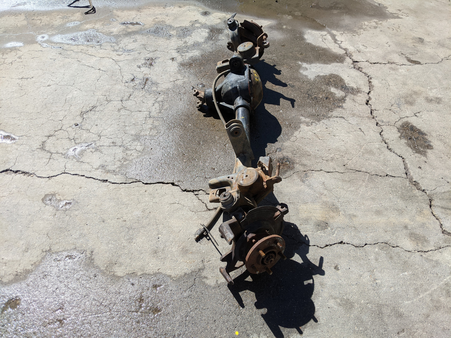 TJ LJ XJ Front Axle Assembly Dana 30 With 3.55 Gear Ratio with ABS 1997-2006
